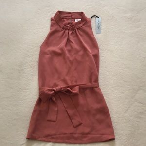 Dusty Rose Sleeveless Blouse by Prologue